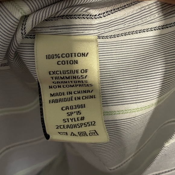 Denver Hayes Never Iron Button‎ Up short sleeve top - Picture 8 of 8